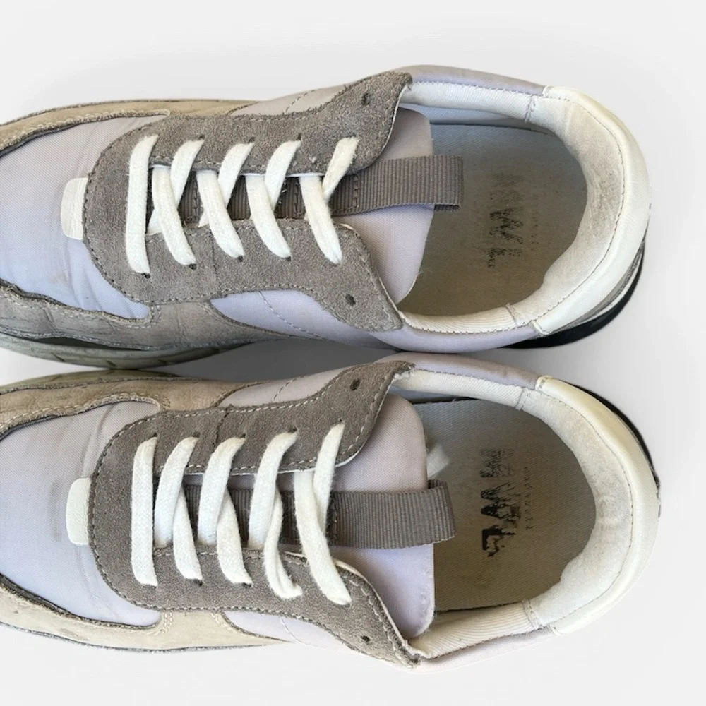 Madewell Kickoff Trainer Sneakers in Gray Women’s Size 7 1/2